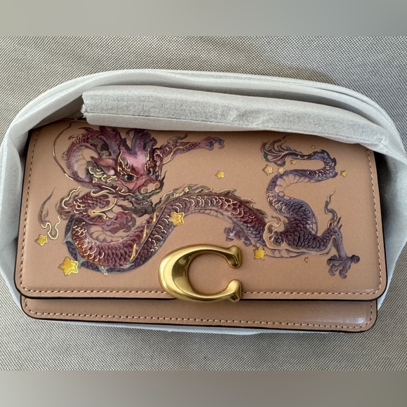 Coach Dragon Print Bandit 18 Shoulder Bag Limited Edition - Picture 1 of 8